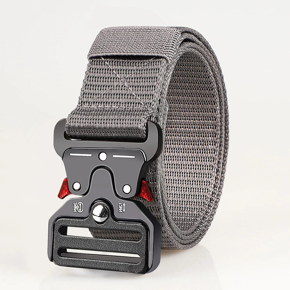 Cinturones tácticos multiusos para hombre – Diseño duradero y ajustable – Para amantes de los deportes al aire libre, combina con pantalones vaqueros, para hombres y mujeres