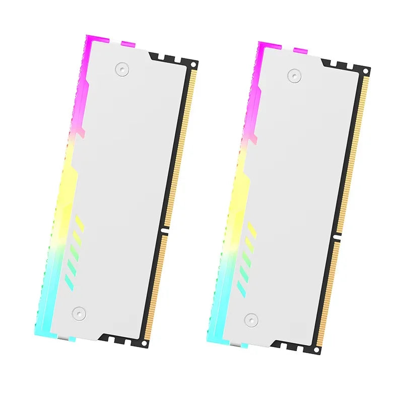 Dissipateur thermique de mémoire PC RM-1 gilet de refroidissement RAM 5V-3PIN ARGB RAM dissipateur thermique Aura Sync pour ordinateur de bureau mémoire DDR3 DDR4 DDR5 DDR2