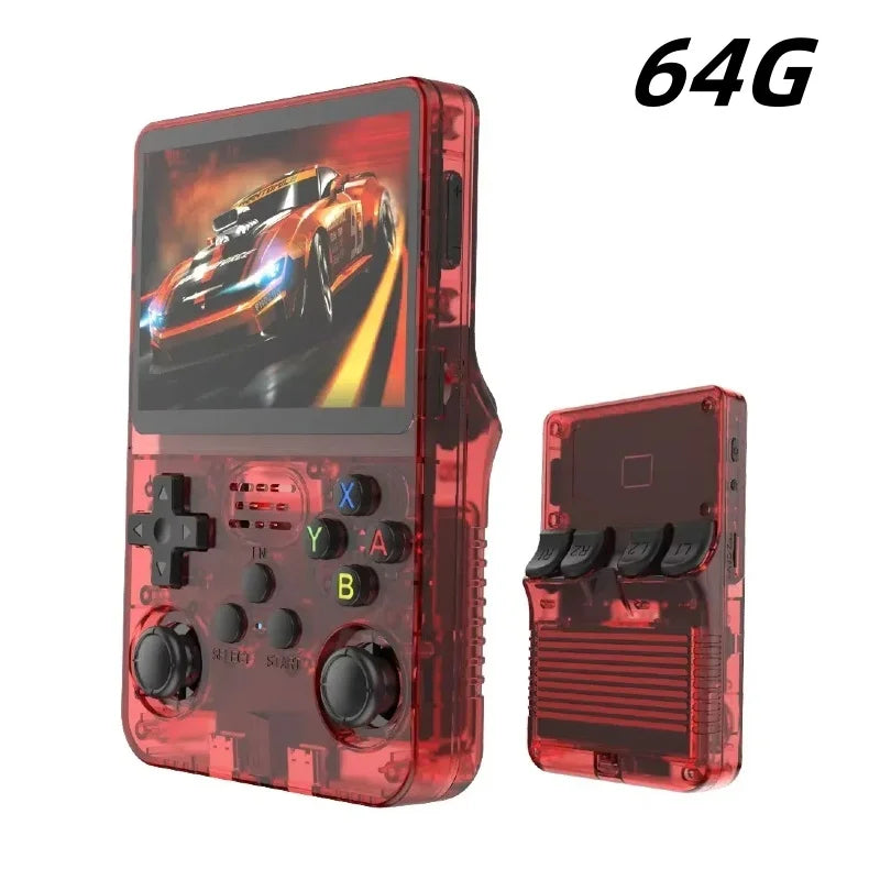 ARKOS - Consola de juegos portátil retro R36S 100 % original, IPS de 3,5 pulgadas, más de 15 000 juegos, reproductor de bolsillo portátil Linux, regalos de regreso a clases