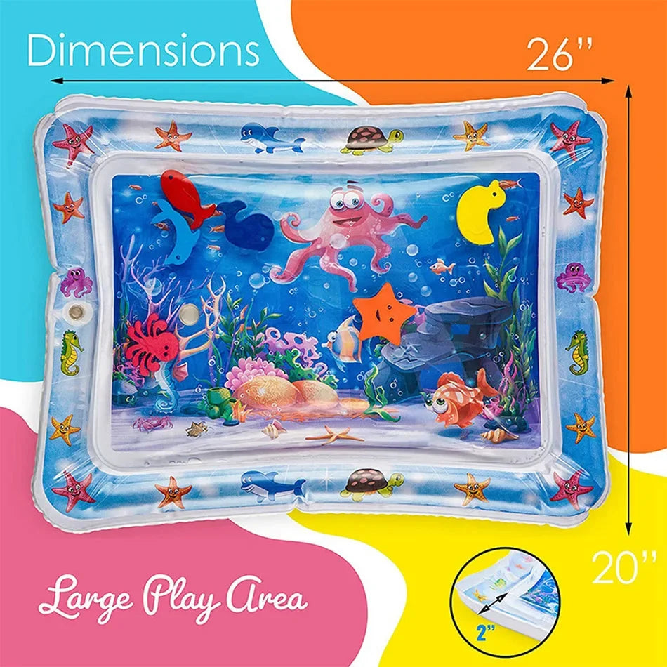Tapis de jeu gonflable pour bébé, coussin d'eau en PVC pour nourrissons, temps du ventre, coussin d'eau pour enfants, jouets d'activité de développement pour l'éducation précoce