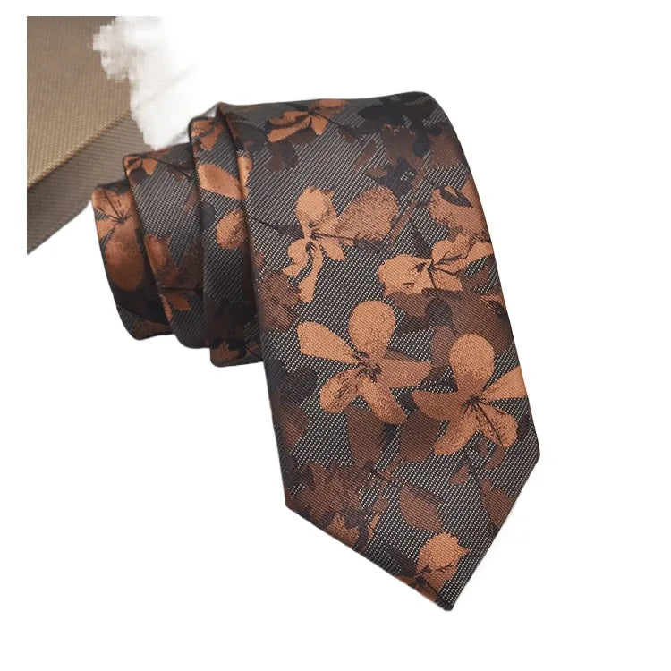35 Styles Men's Jacquard Silk Ties Floral Dot 8 cm Necktie Accessories Daily Use Shirt Suit Tie Wedding Party Gifts Tie