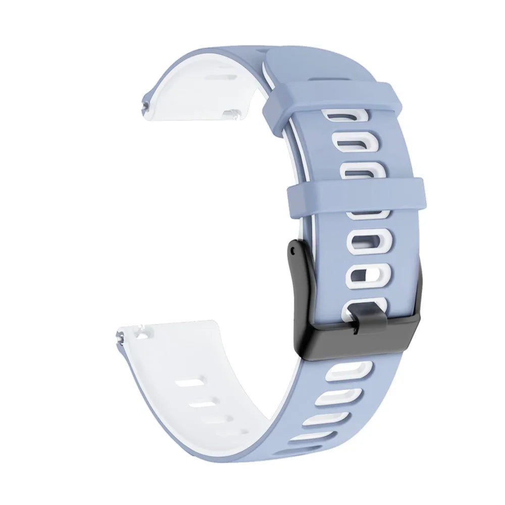 Bracelet de montre en silicone 20mm/22mm — compatible smartwatches, sport
