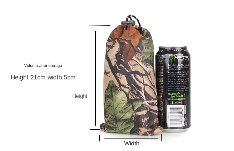 Poncho de Camouflage respirant pour l'extérieur, imperméable tactique de Jungle, observation des oiseaux, randonnée, chasse, combinaison Ghillie, équipement de pluie de voyage