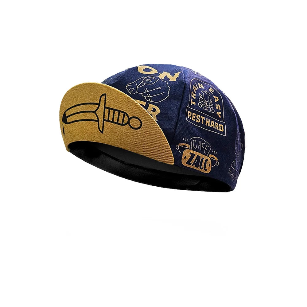 Casquettes de cyclisme d'été, nouveau style, chapeaux de vélo de sport respirants, en Polyester à séchage rapide, noir et bleu, classiques