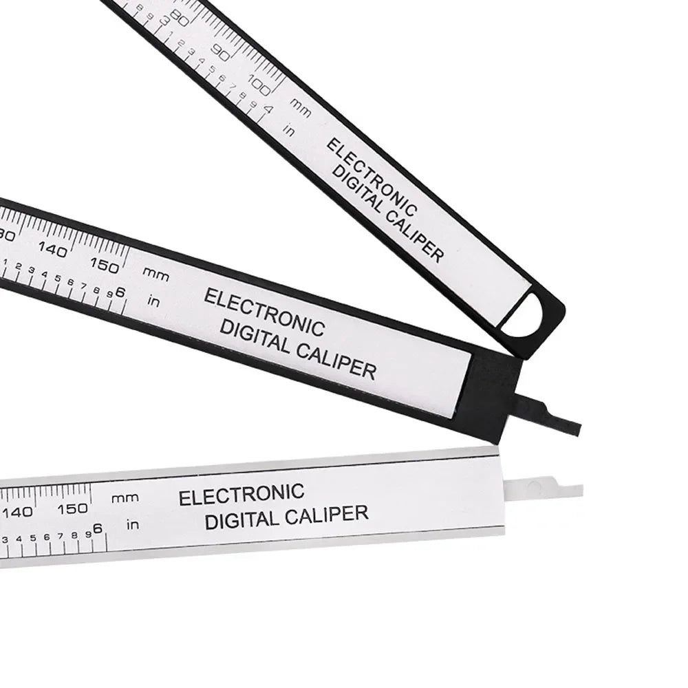 Pied à coulisse numérique électronique, cadran en fibre de carbone, jauge à vernier, outil de mesure de micromcirculation, règle numérique, 150mm, 100mm