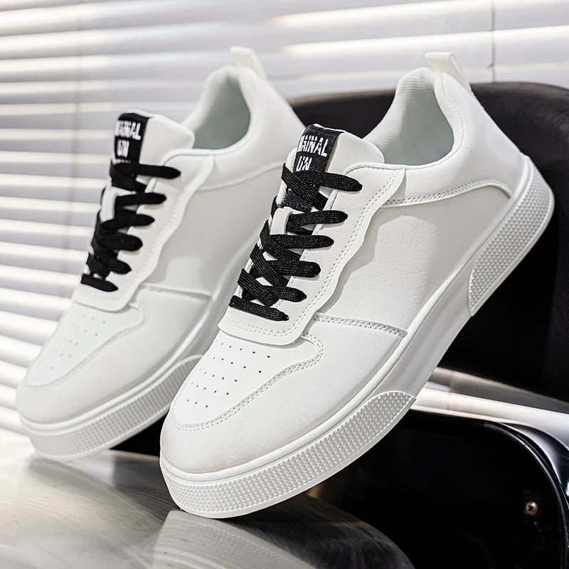 Chaussures de Skate Homme Cuir Artificiel Antidérapantes — Style Décontracté