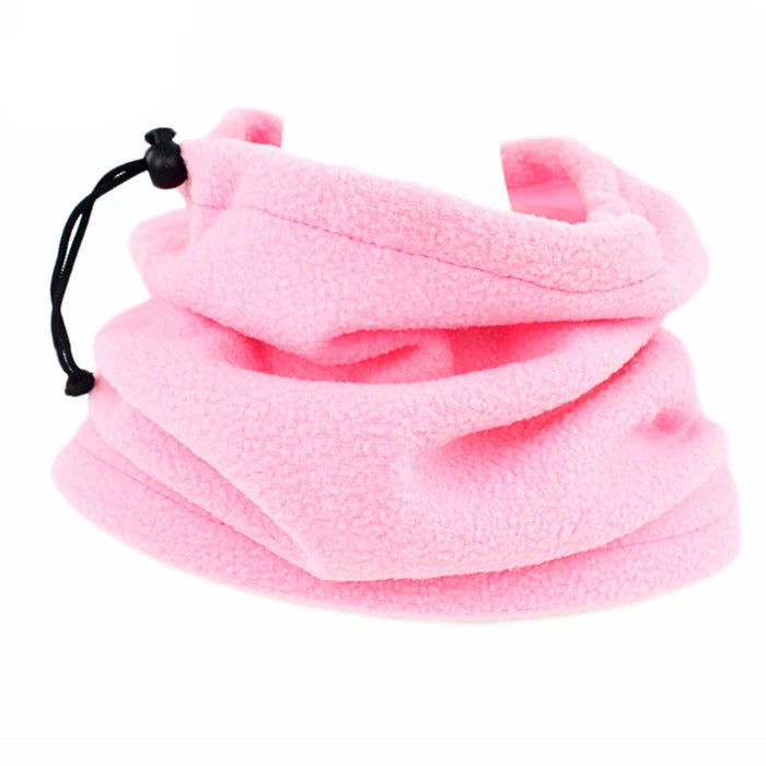 Gorro polar cálido para invierno, bufanda, braga de cuello ajustable para deportes de invierno, pesca, patinaje, correr, ciclismo