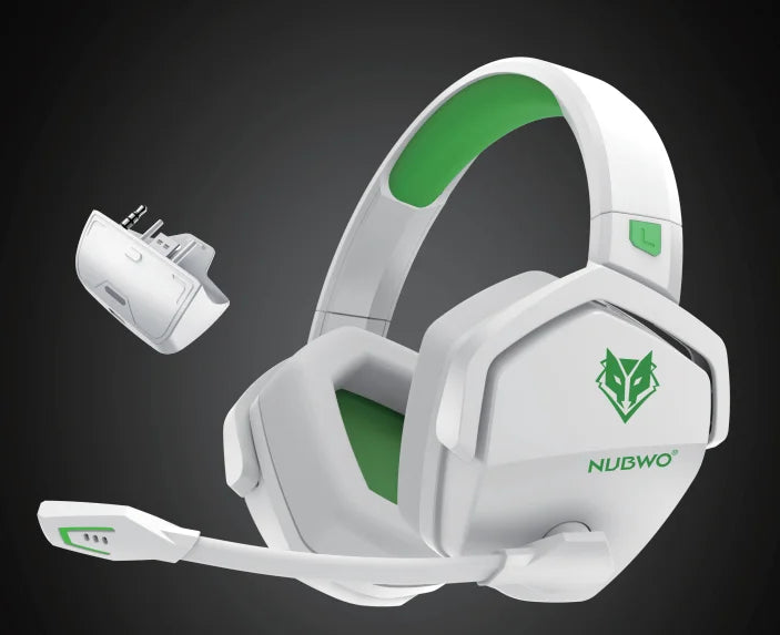 Auriculares inalámbricos dobles NUBWO G06 con micrófono para PS5, PS4, PC, móvil, Switch, auriculares inalámbricos Bluetooth de 2.4GHz