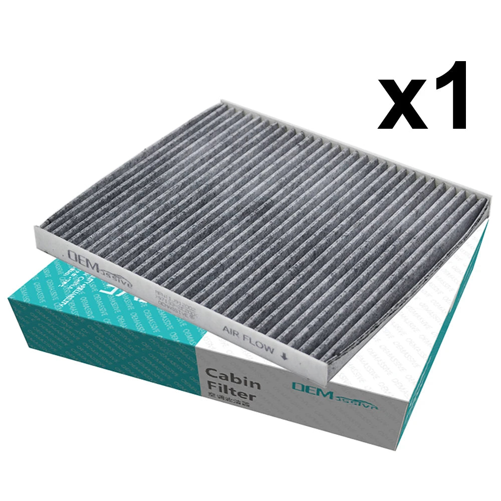 Filtre À Air Cabine Charbon Actif — Compatible Voitures Coréennes Anti-Pollen