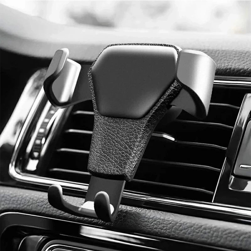 New Gravity Car Phone Mount, Vent Clip, Mobile Cell Holder, GPS Stand for Smartphone, iPhone Mobile Phone