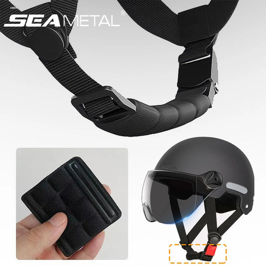 SEAMETAL motos casque mentonnière mousse coussinets ensemble mentonnière rembourrage pour vélo vélo moto course casque coussinets