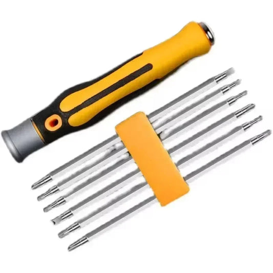 12-in-1 Screwdriver Set, Magnetic Bit, Cross Flat Head Screwdriver, Multi-functional Precision Portable Maintenance Tool for Home