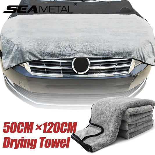 Serviette en microfibre pour voiture — multi-tailles, ultra douce, séchage automatique, super absorbante, sans rayures