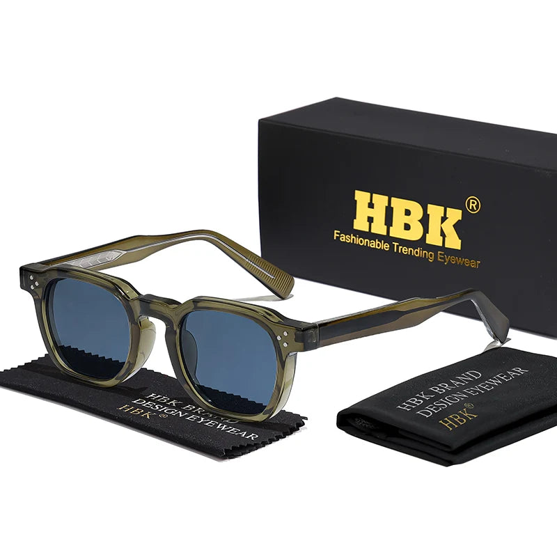 Lunettes de soleil carrées rétro punk — hommes et femmes, plage, conduite, UV400