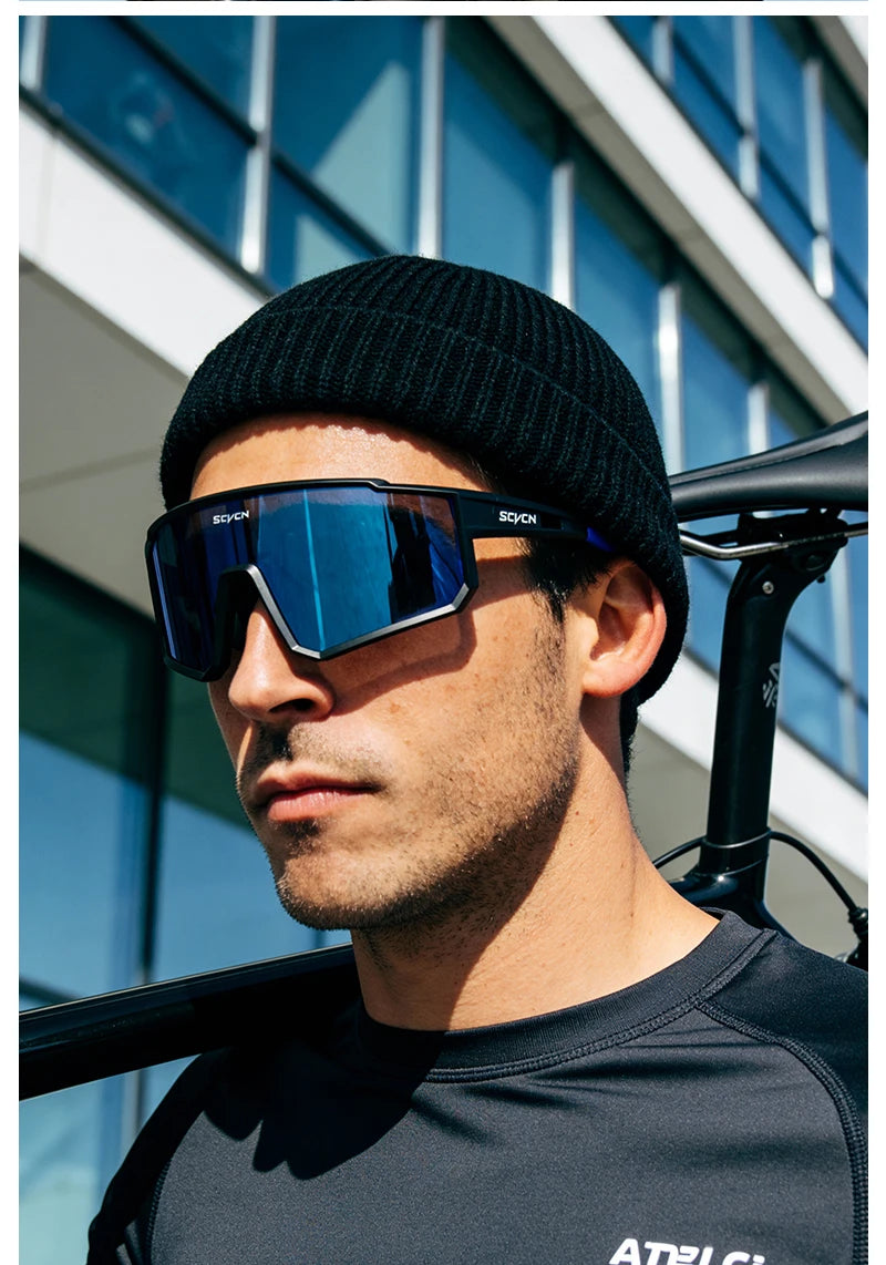 Lunettes de vélo de route et VTT UV400 — sport montagne, protection, hommes et femmes