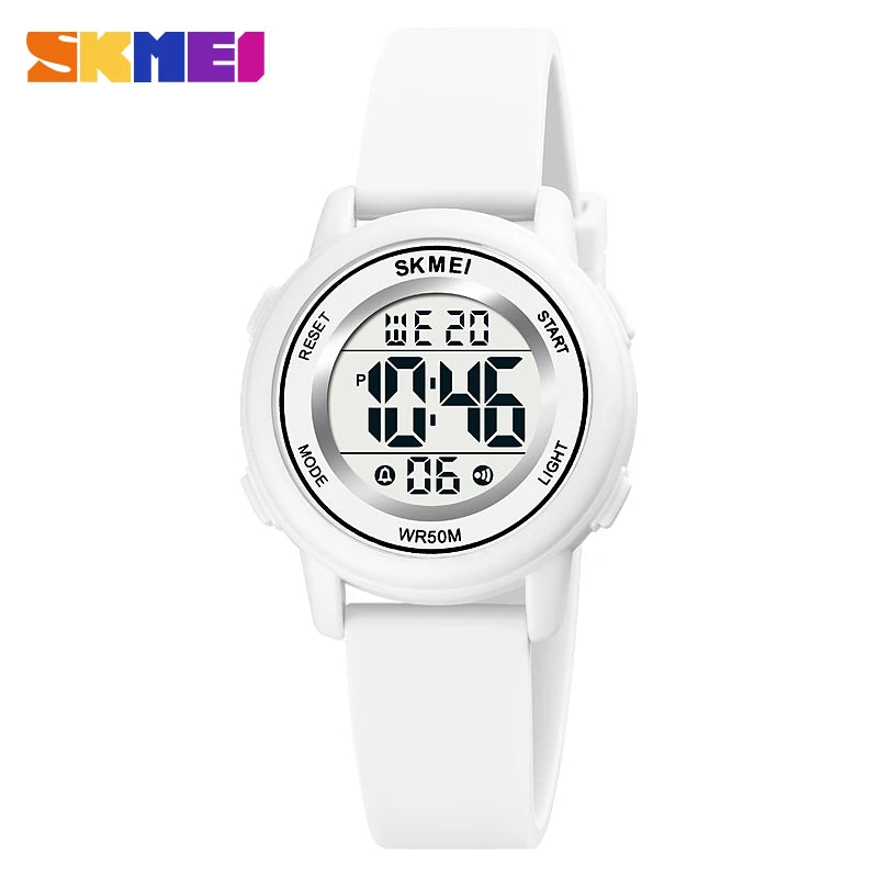 SKMEI 1721 Waterproof Children's Electronic Watch Boy Girl Colorful Sports Kids Digital Shockproof Children's Watch