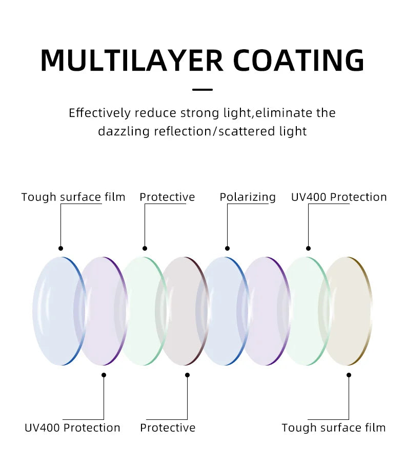 Lunettes de soleil pilotes polarisées — conduite, pêche, randonnée, accessoires homme