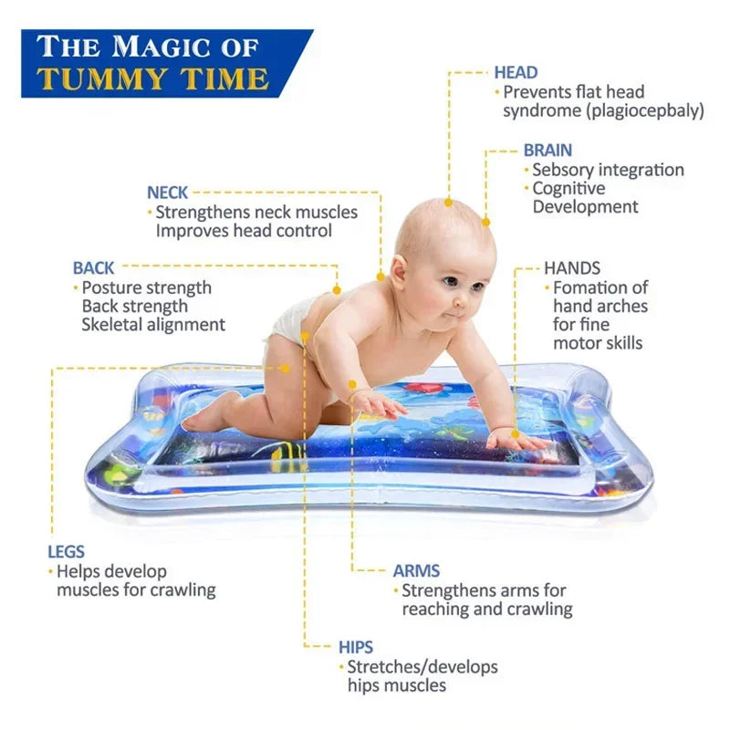 Tapis de jeu gonflable pour bébé, coussin d'eau en PVC pour nourrissons, temps du ventre, coussin d'eau pour enfants, jouets d'activité de développement pour l'éducation précoce