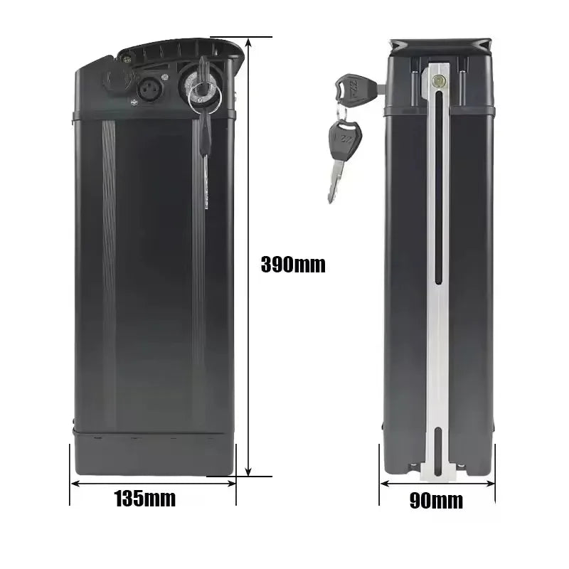 Batería autopropulsada plegable de 48 V 30 Ah con batería Silverfish para bicicleta eléctrica de 17 Ah 20 Ah batería de litio 18650 de alta capacidad