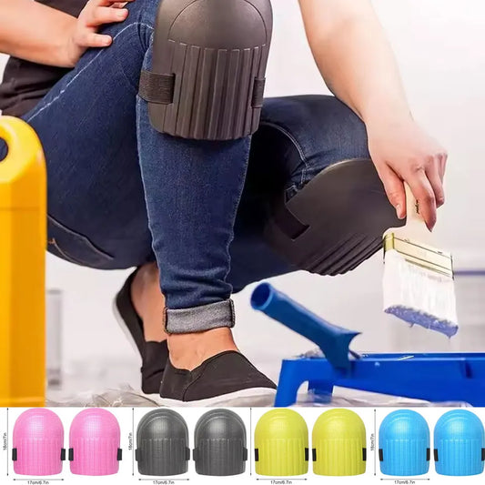 Rodilleras de protección de espuma EVA, 2 piezas, acolchado suave para trabajo, seguridad en el lugar de trabajo, autoprotección, rodillera deportiva para limpieza de jardinería
