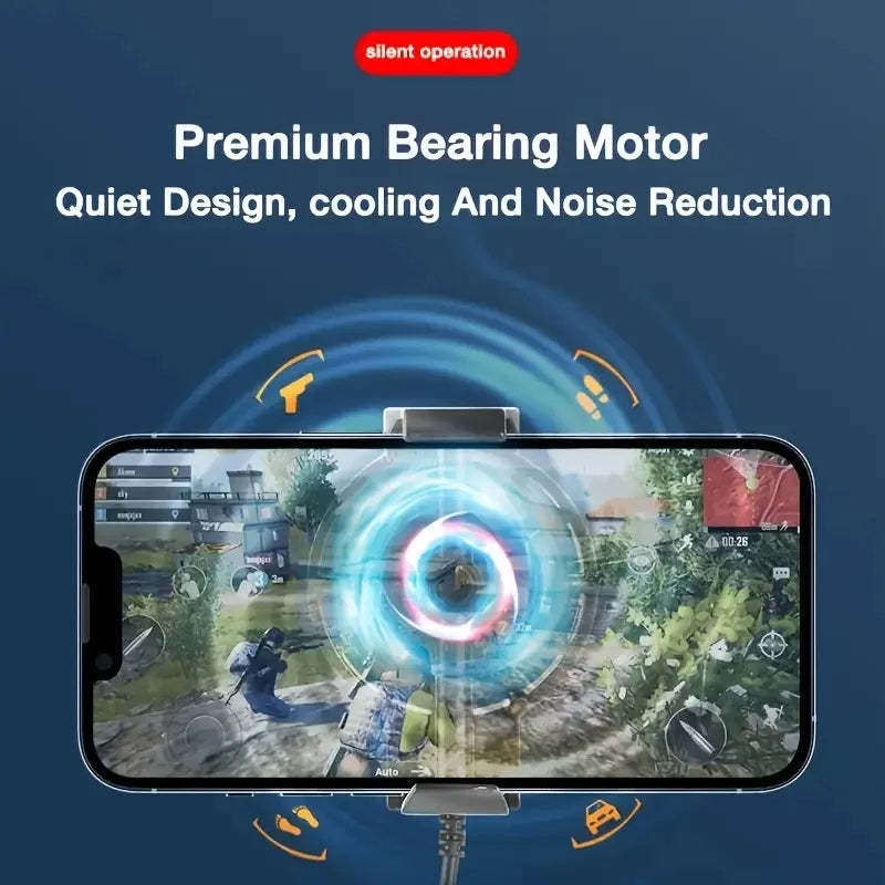Refroidisseur Téléphone Portable USB — Mini Ventilateur Gaming & Streaming