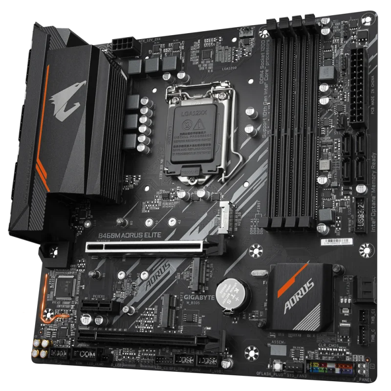 Gigabyte B460M AORUS ELITE carte mère B460 LGA 1200 DDR4 prise en charge de la carte mère Core 10e génération