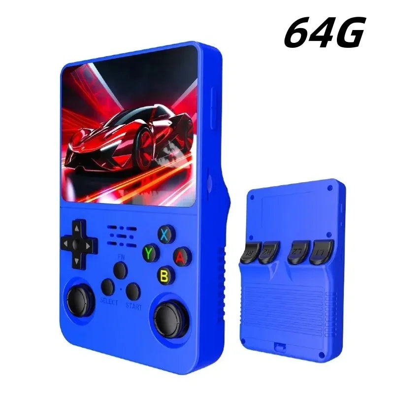 ARKOS - Consola de juegos portátil retro R36S 100 % original, IPS de 3,5 pulgadas, más de 15 000 juegos, reproductor de bolsillo portátil Linux, regalos de regreso a clases