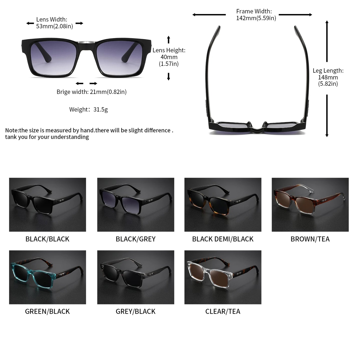 Retro Punk Sunglasses - Protective Square Frame, UV400 Unisex for Outdoor Adventures and Casual Style