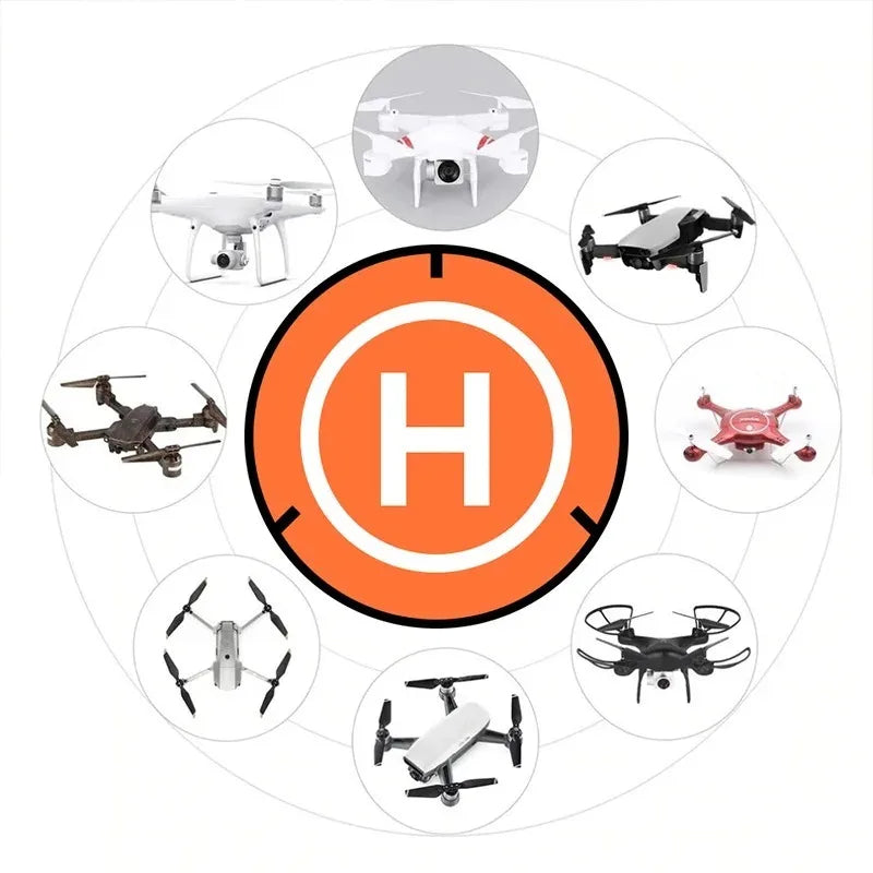 Accessoires pour quadrirotor de Drone, tapis d'atterrissage pliable universel de 55cm, tapis pour Drone RC, tablier de stationnement pour quadrirotor