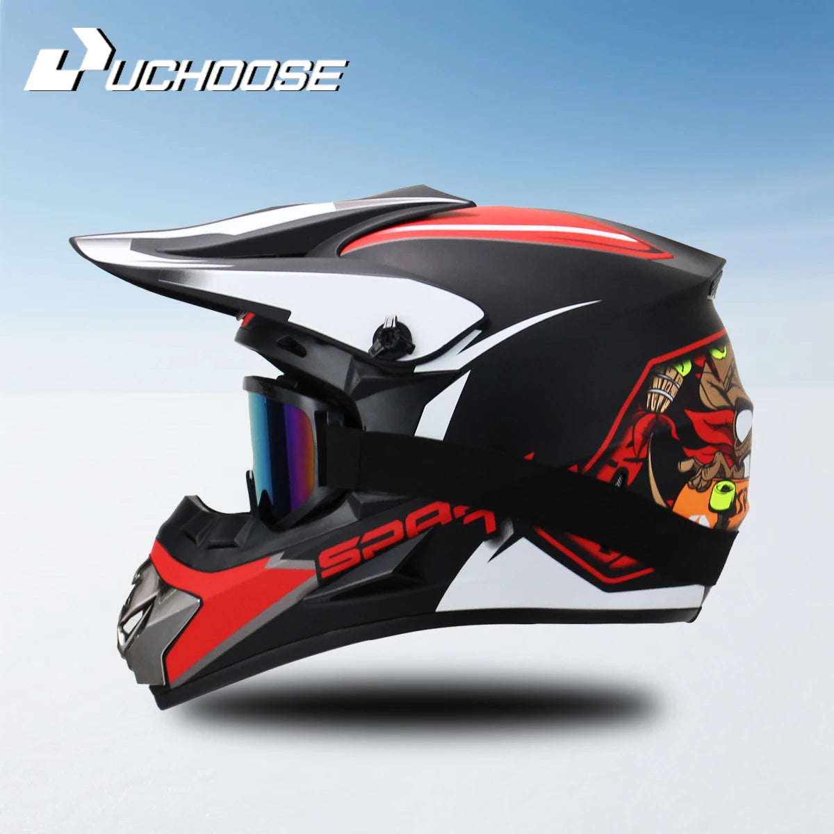 Professional Off-Road Motorcycle Helmet, Cross, Racing, Motocross Helmets, DOT Approved, 2023