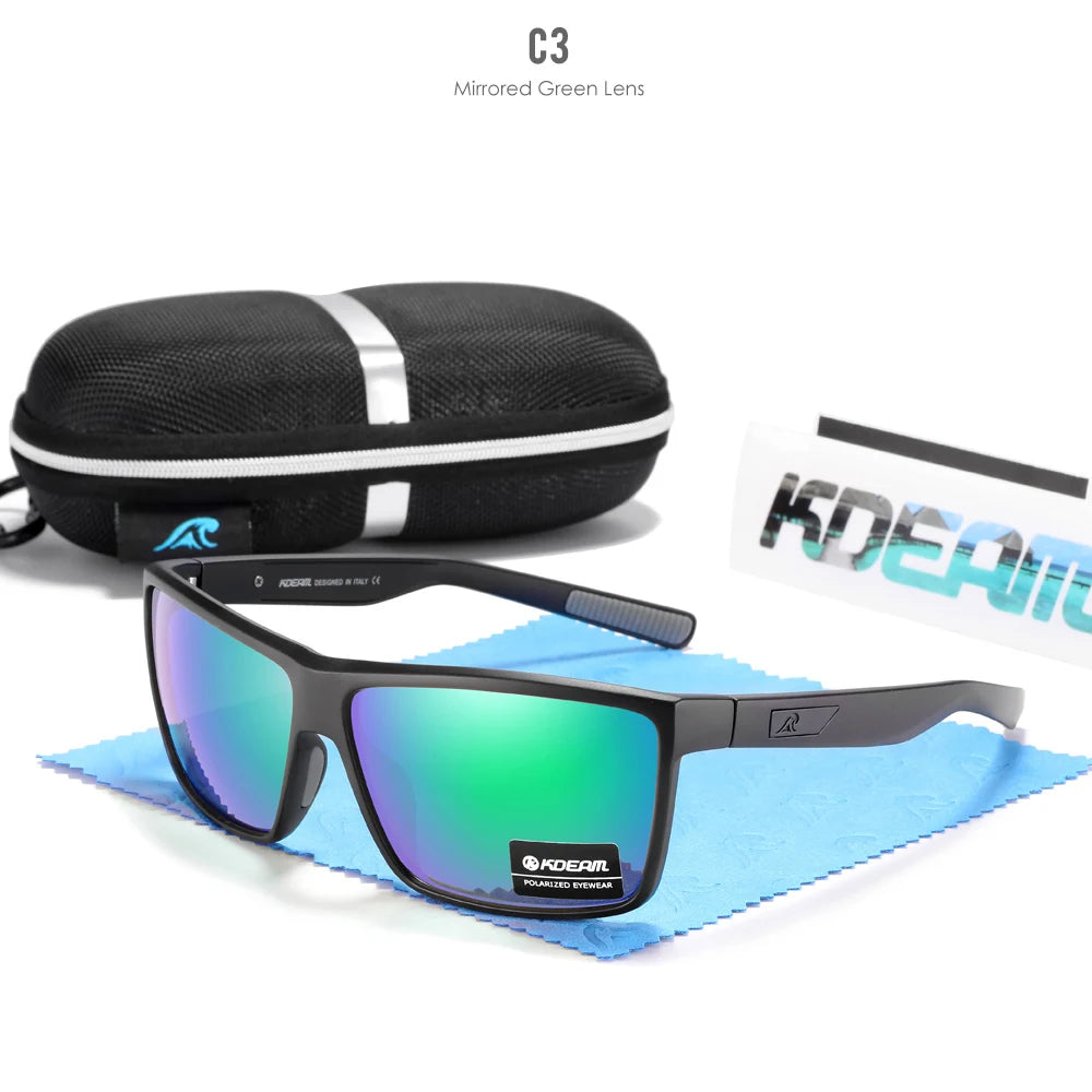 Lunettes de soleil résistantes aux rayures — verres polarisés, protection UV400, sport et loisirs