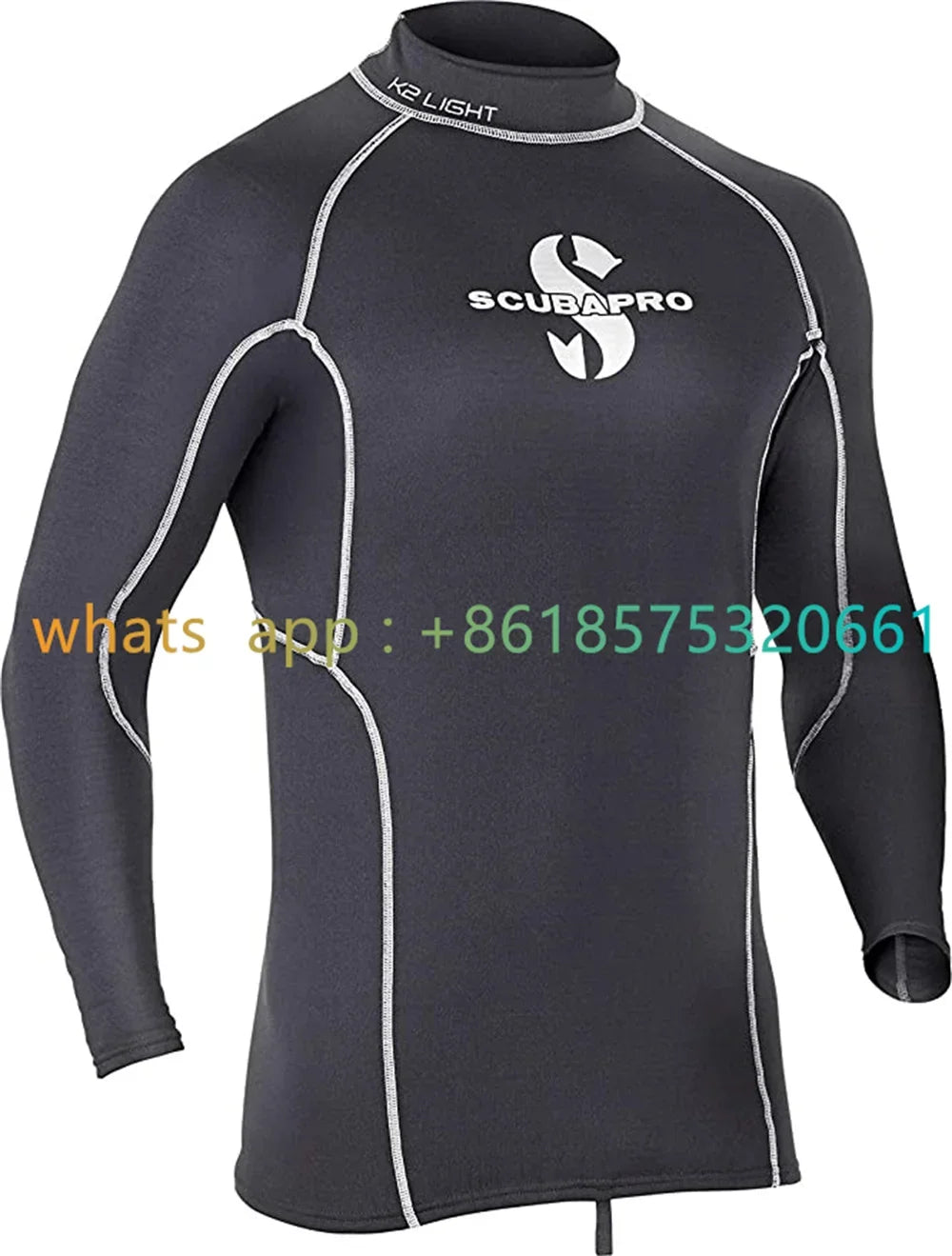 Men's Surf Wetsuit, UV Sun Protection, Long Sleeve Diving Suits, Quick Dry, Tight Sportswear for Swimming, Rash Guard