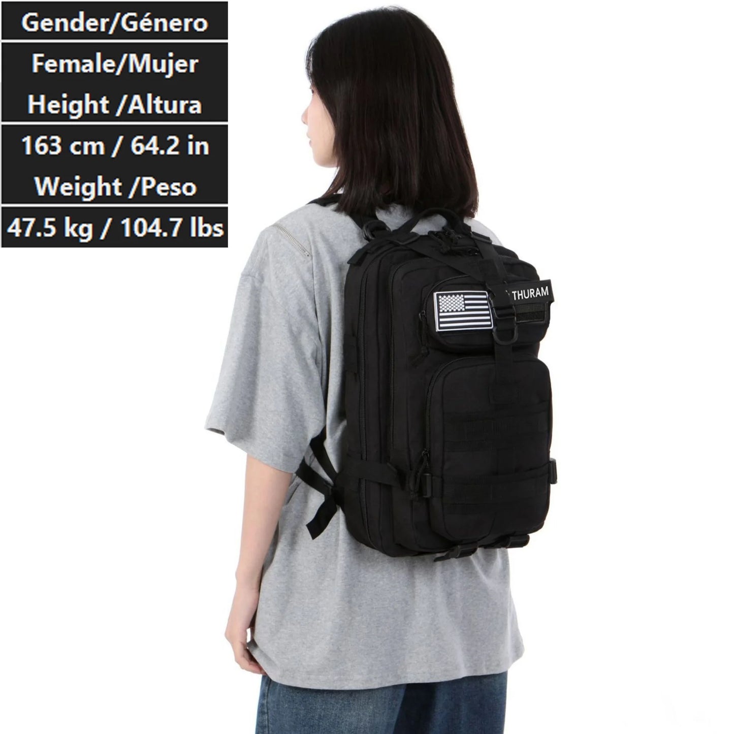 25L/50L robuste en Nylon imperméable à l'eau tactique sport Trekking pêche chasse Camping randonnée sac à dos sacs à dos en plein air