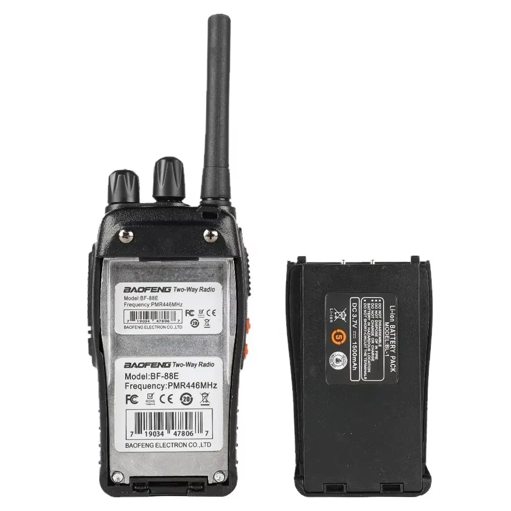 Fabricant Original Baofeng 2 4 6 Pack BF - 88E 5W talkie-walkie 10KM communication longue distance ultra-longue veille voyage sur route