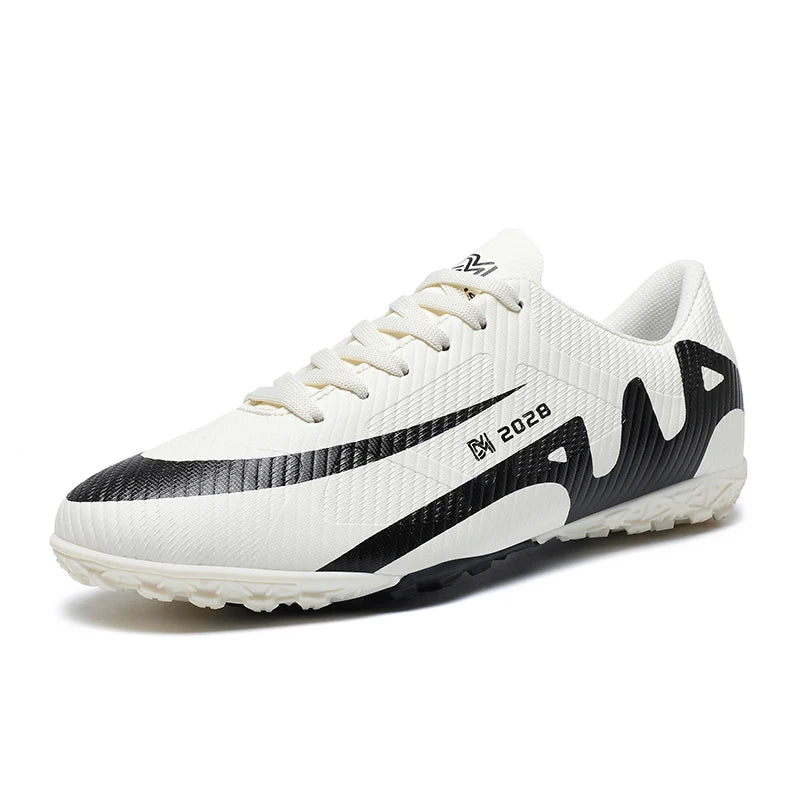 Sxfdneay Chaussures de Football FG Homme Cuir Microfibre Basses — Professionnel, Pelouse EU 31–48