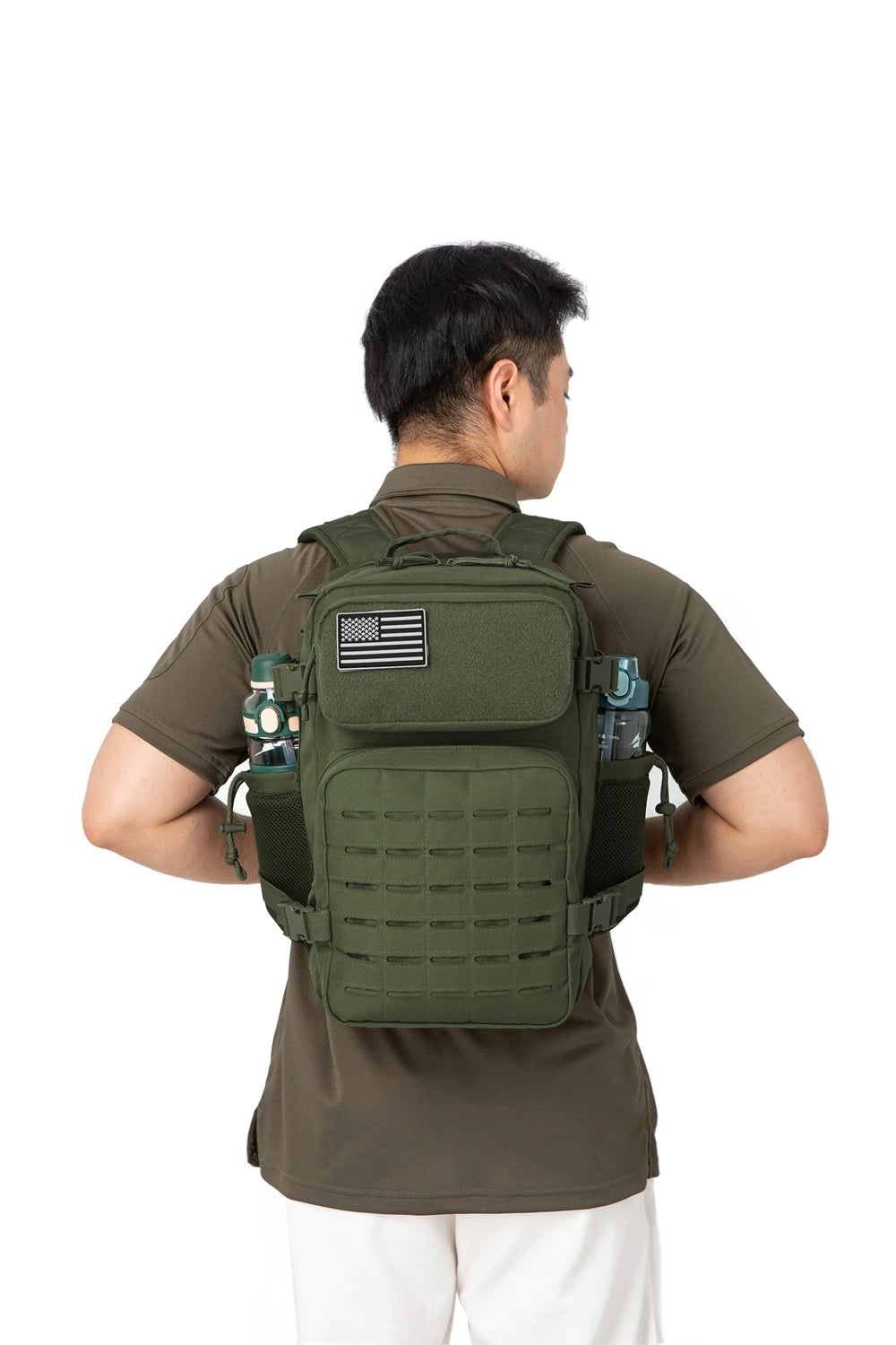 25L sac à dos tactique sac extérieur pour Fitness MOLLE sac à dos GYM pour femmes/hommes EDC randonnée survie sac à dos sorcière porte-bouteille