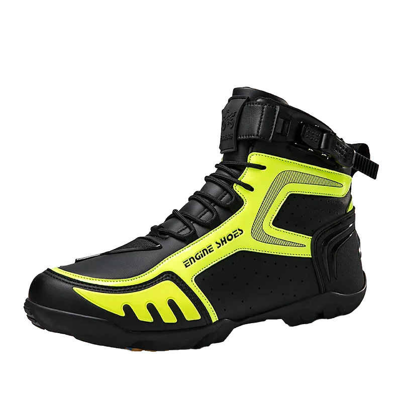 Bottes Moto Homme Mi-Mollet Respirantes — Nouvelle Collection 2024