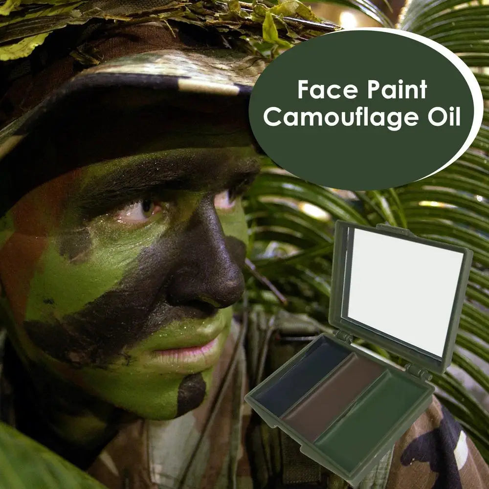 3 couleurs armée Fans CS tir visage peinture Camouflage huile hommes femmes en plein air militaire formation chasse tactique Football équipement