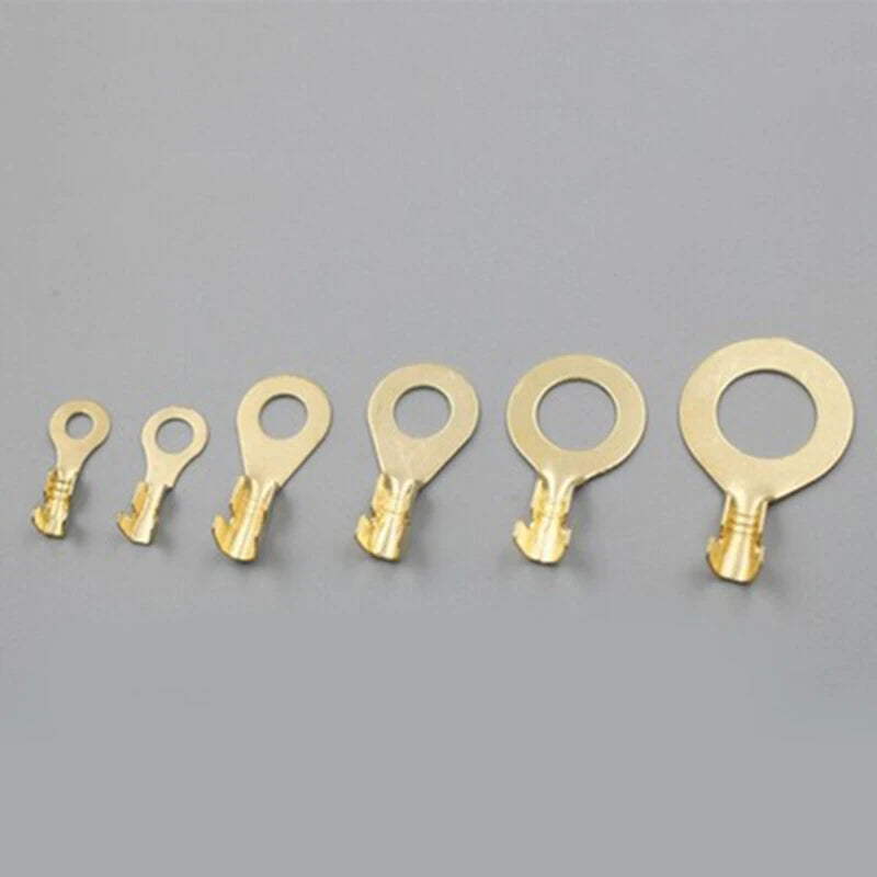 Cosses de type O — connecteur, câblage à languette en cuivre, ensemble de 150 pièces