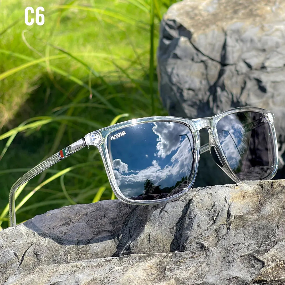 Lunettes de soleil polarisées XL — sport, protection UV400, grand cadre, hommes et femmes