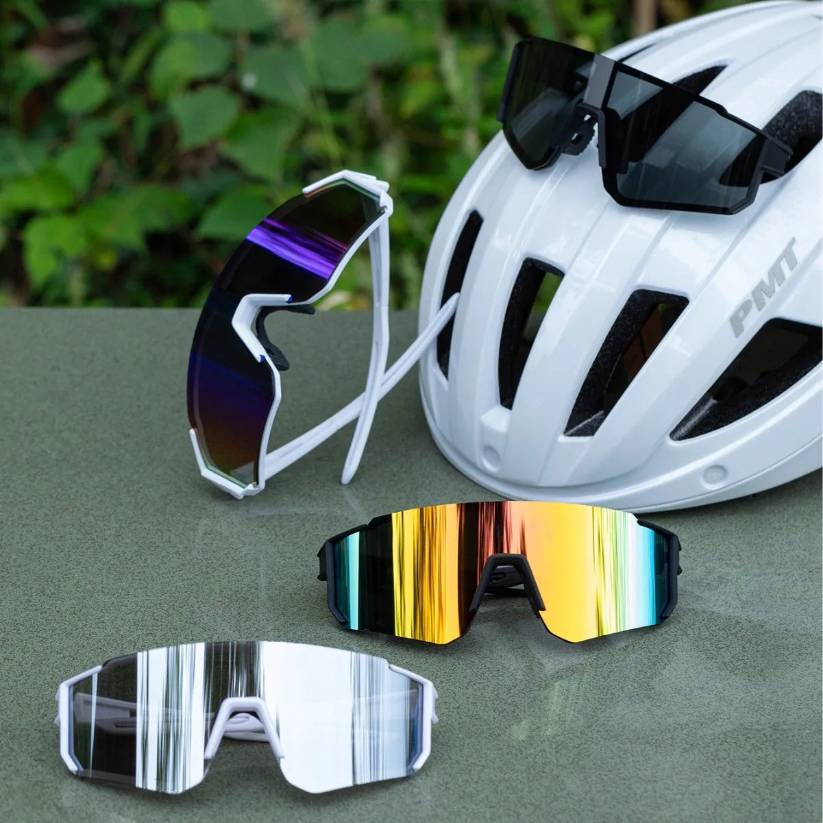 Lunettes de soleil de sport pour hommes et femmes, Protection UV, personnalisées, pour la conduite en plein air, monture carrée, UV400, nouvelle mode