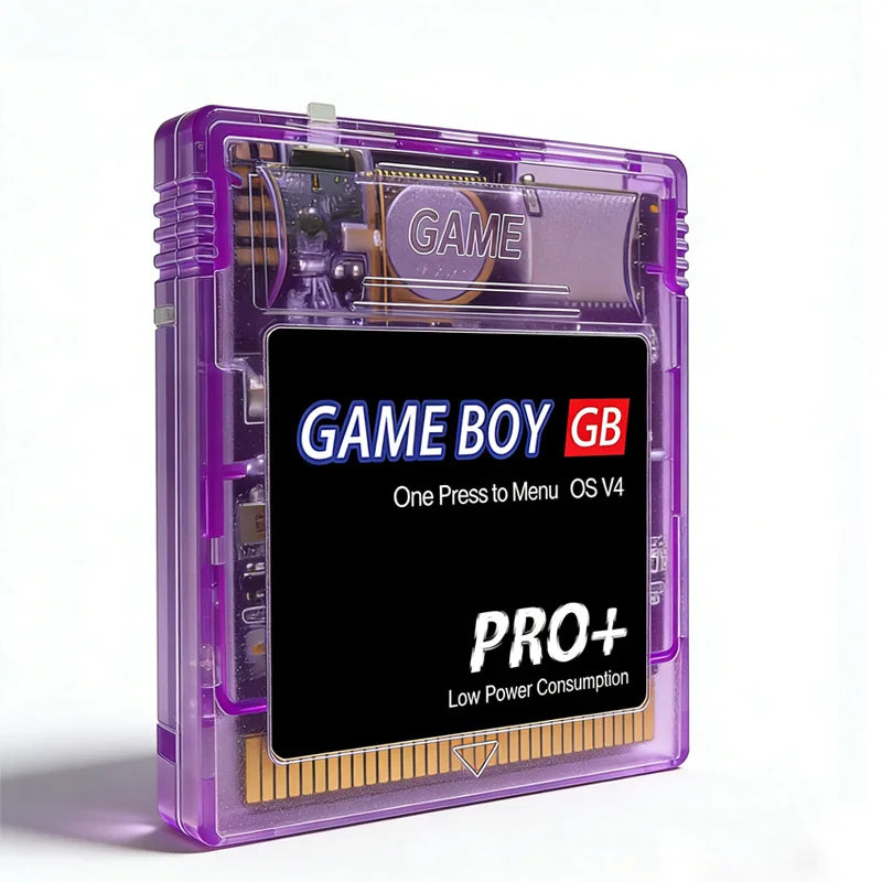 Cartouche de jeu GBC Gameboy OS V4 2000 en 1 avec carte TF 4 Go pour consoles de jeu GB GBC GBA SP GBM GBP