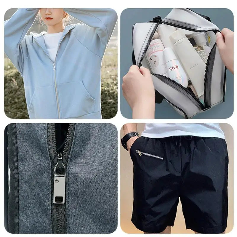Tiroir Fermeture Éclair Détachable 4-8 Pièces — Remplacement Jeans & Sac à Dos