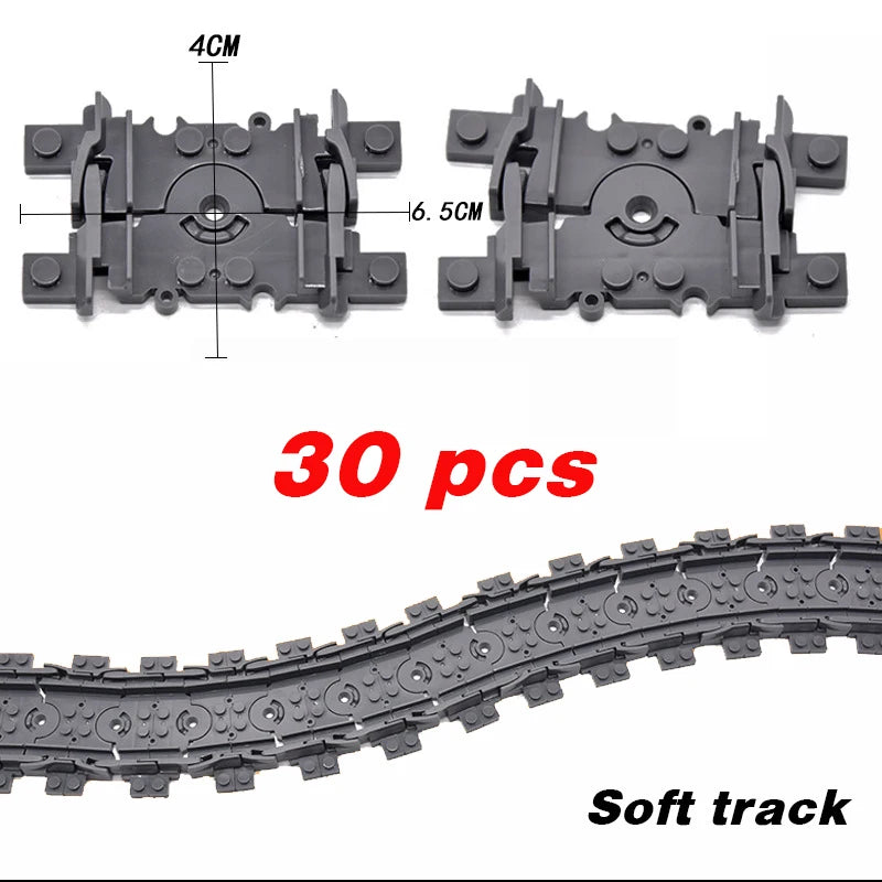 Train urbain flexible — voies souples, droites et courbées, construction, chemin de fer, jouets enfants, cadeaux