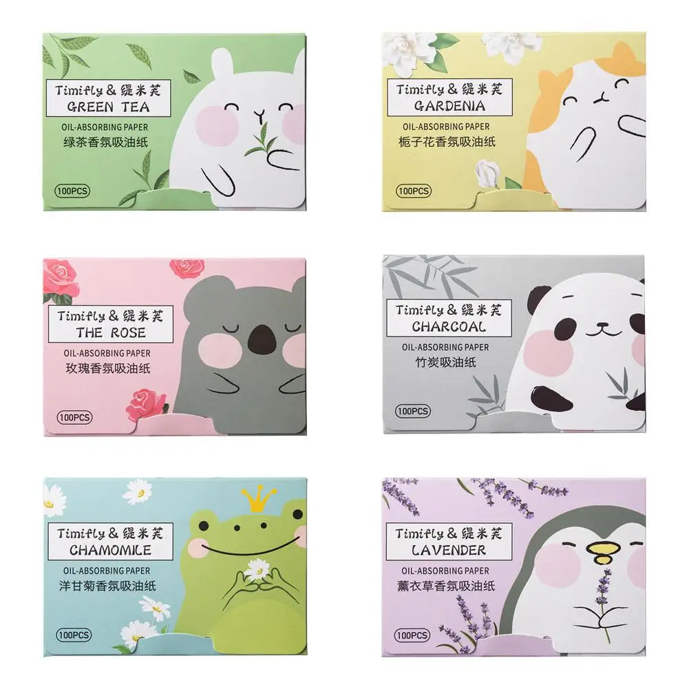 100 Pcs New Oil Blotting Paper Facial Portable Wipes Face Cleaner Oil Control Face Cleaning Tools Oil Absorbing