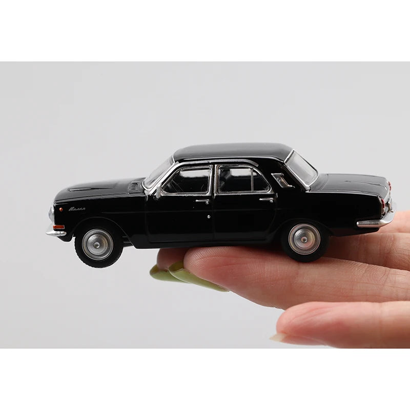 Perka – modelo de coche de aleación GAZ-24 Volga, escala 1:64, adorno, exhibición de recuerdos, colección, regalo de pasatiempo