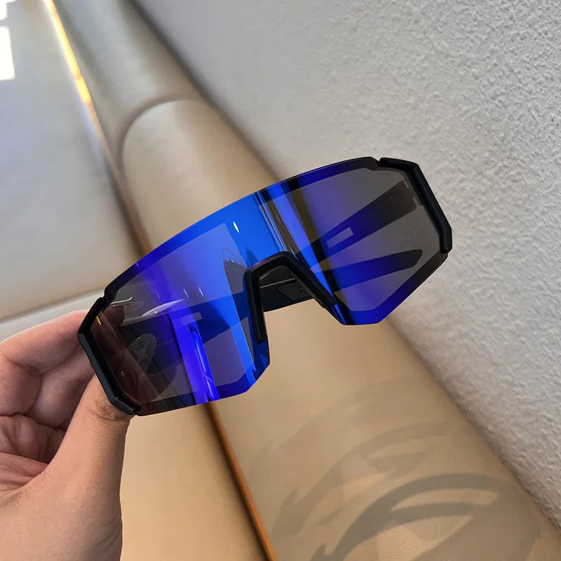 1/2 piezas gafas de sol de ciclismo para mujer UV400, protector antisarena para ojos, gafas de sol deportivas al aire libre, gafas de protección antirradiación, lentes
