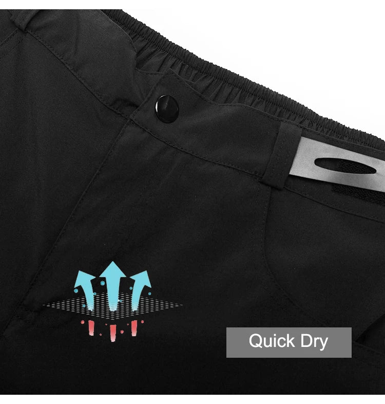 Shorts motocross course moto — VTT, descente, vélo, été, pantalons courts