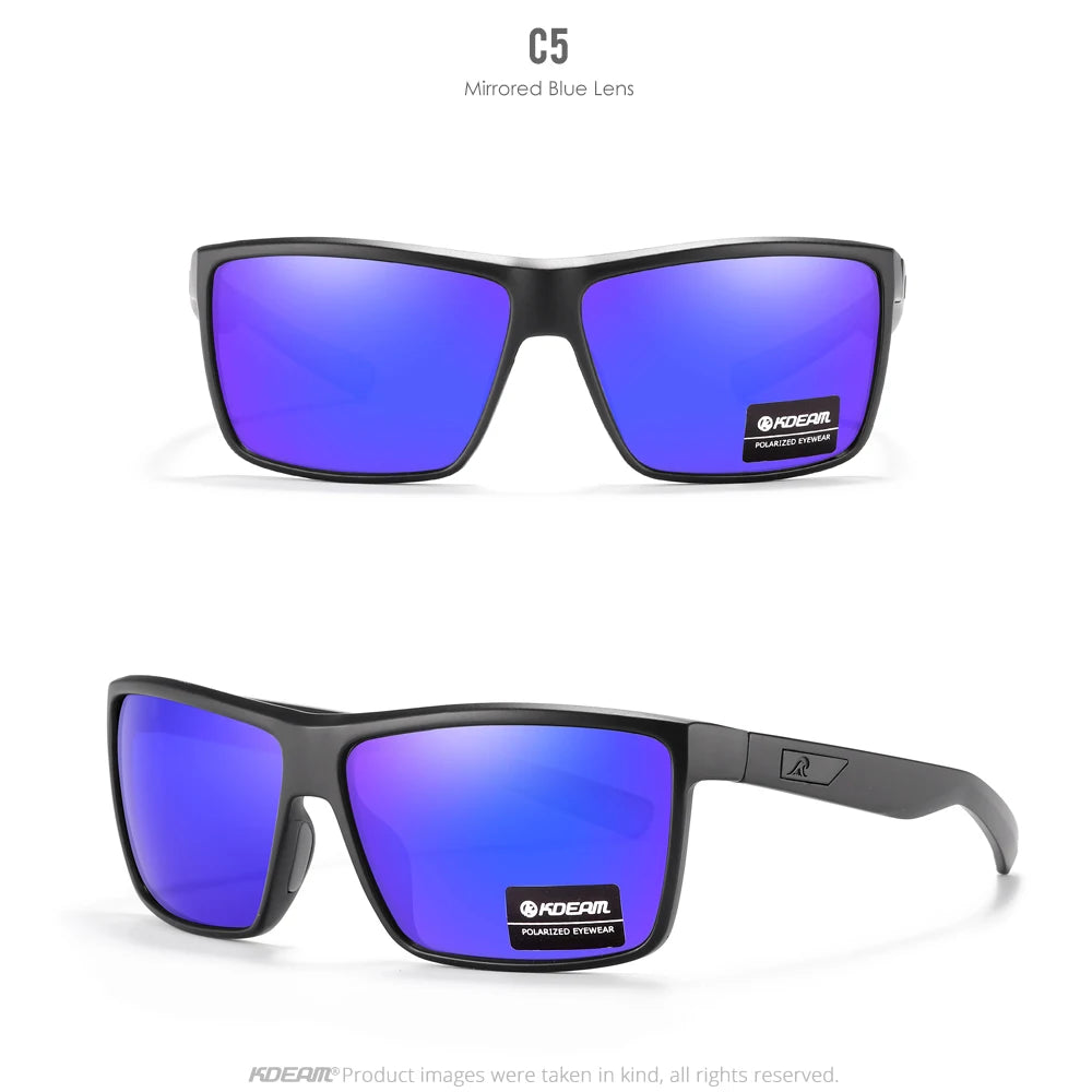 Lunettes de soleil résistantes aux rayures — verres polarisés, protection UV400, sport et loisirs