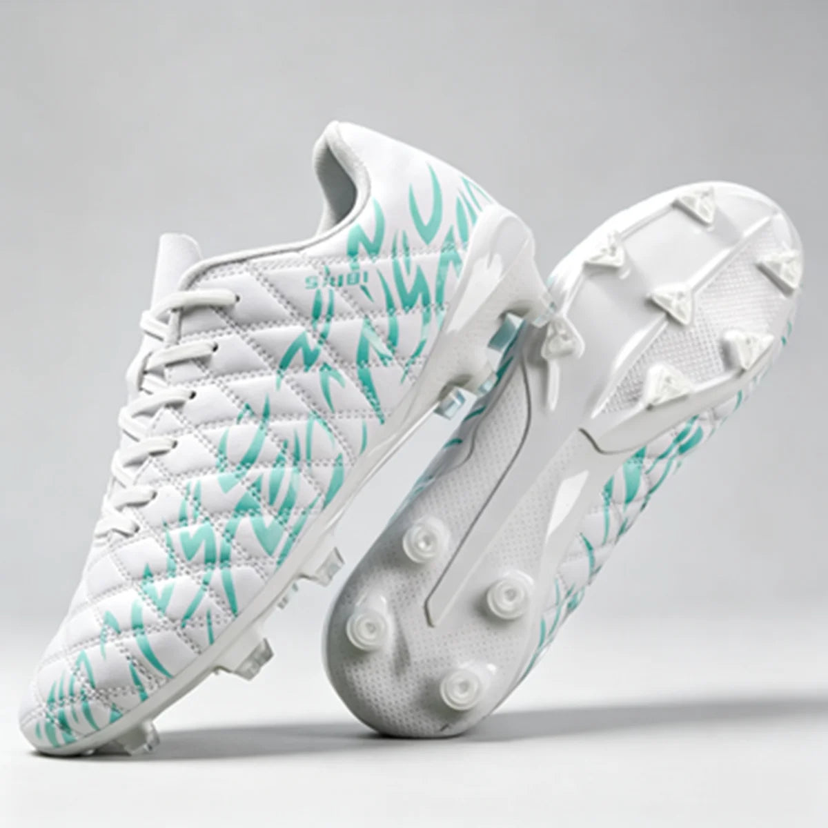 Chaussures de Football AG/FG Crampons Longs TPU — Antidérapantes Unisexe